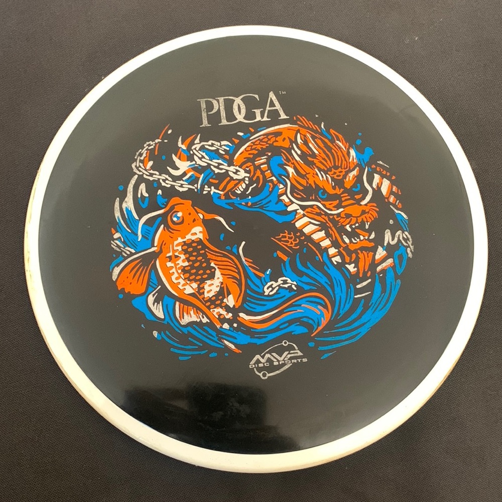 MVP Crave Fairway Disc Golf PDGA Koi Dragon Stamp Membership